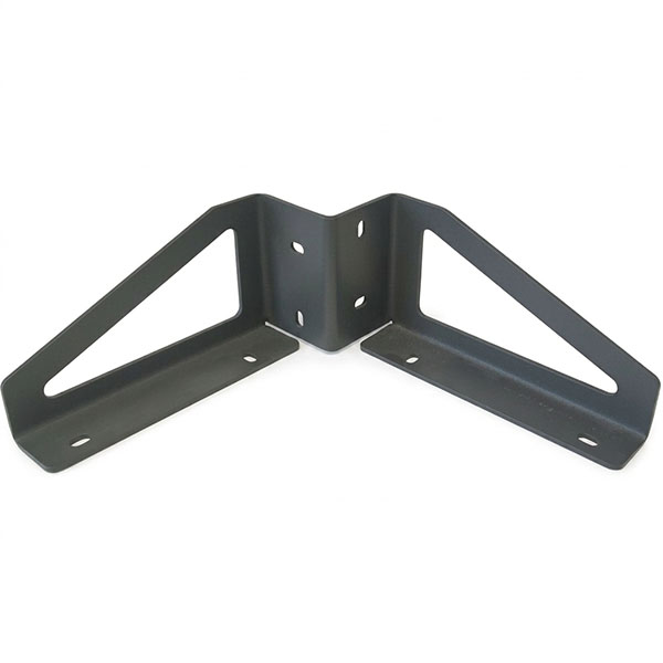 MINUTEX Angolare Doppio USO MM150x150x80x2,5 Acciaio Grafite - MINUTEX